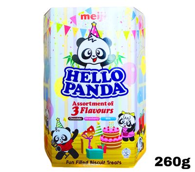 Meiji Hello Panda Assorted Biscuit 260g