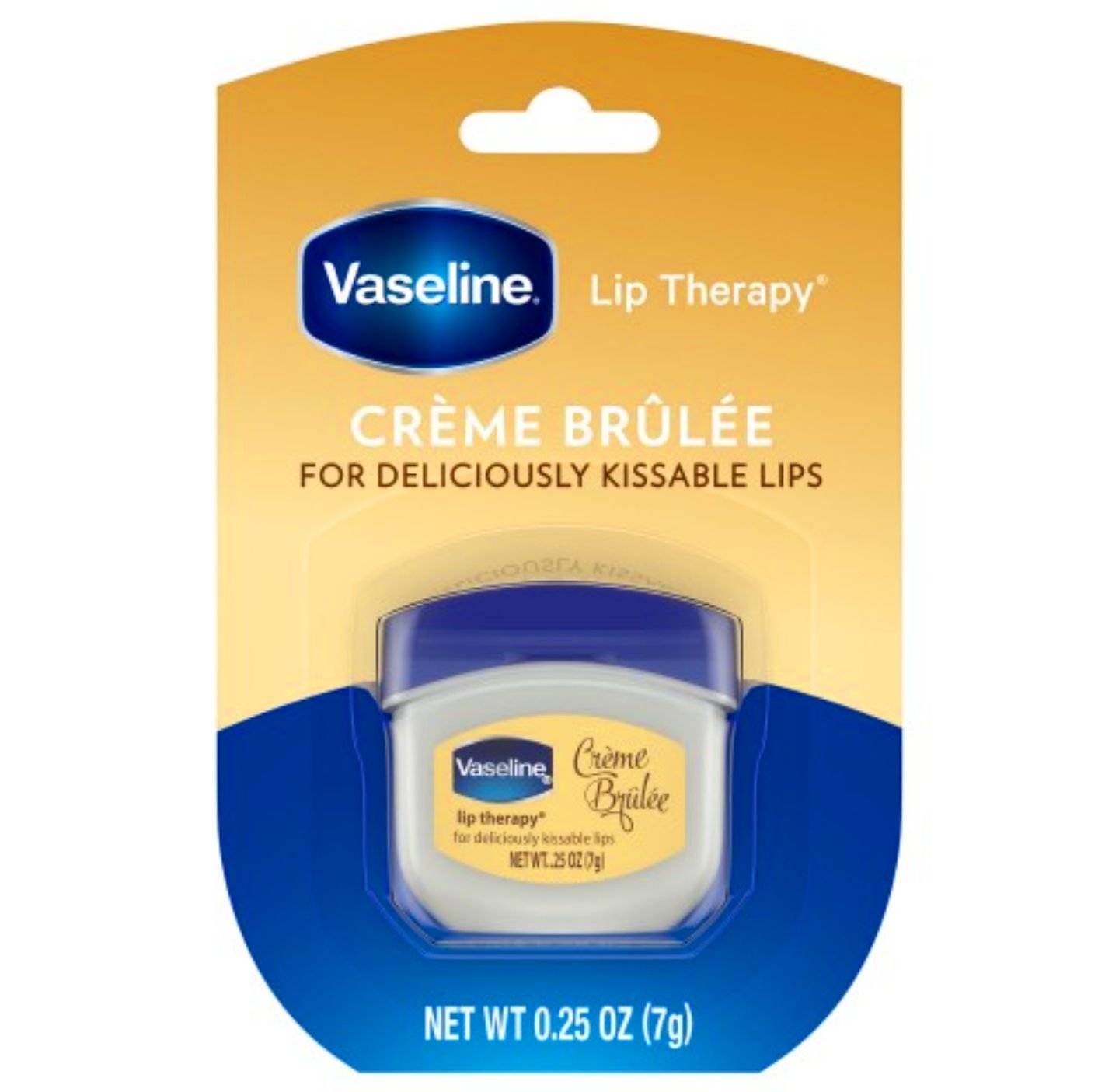 Vaseline Lip Therapy CREME BRÛLÉE FOR DELICIOUSLY KISSABLE LIPS 7g