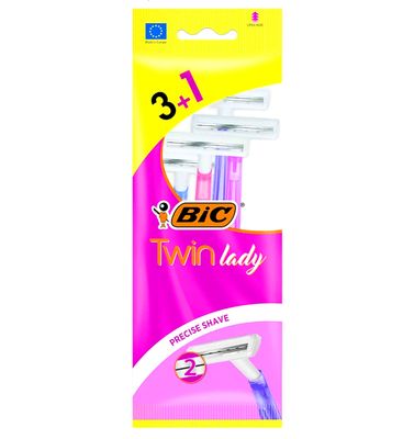 BIC Twin Lady P3 Disposable Razor, 3ct