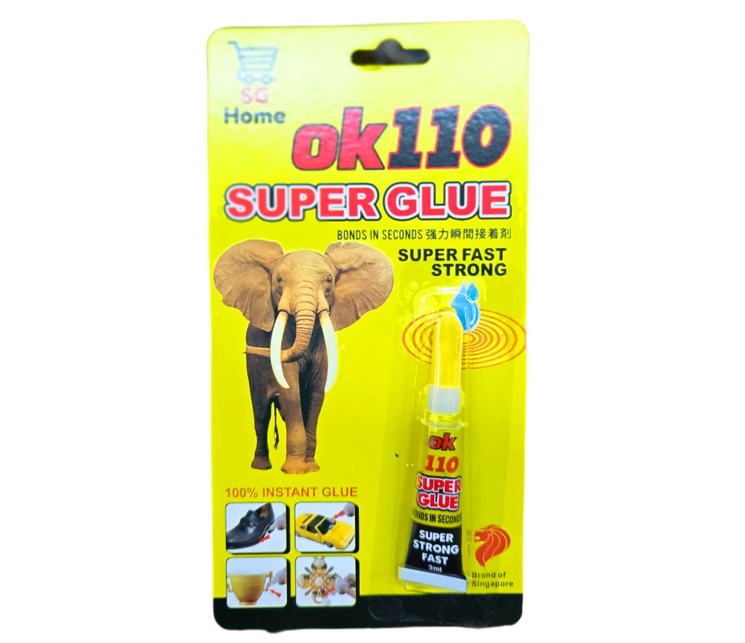 SG Home oK 110 Super glue Super fast Strong
