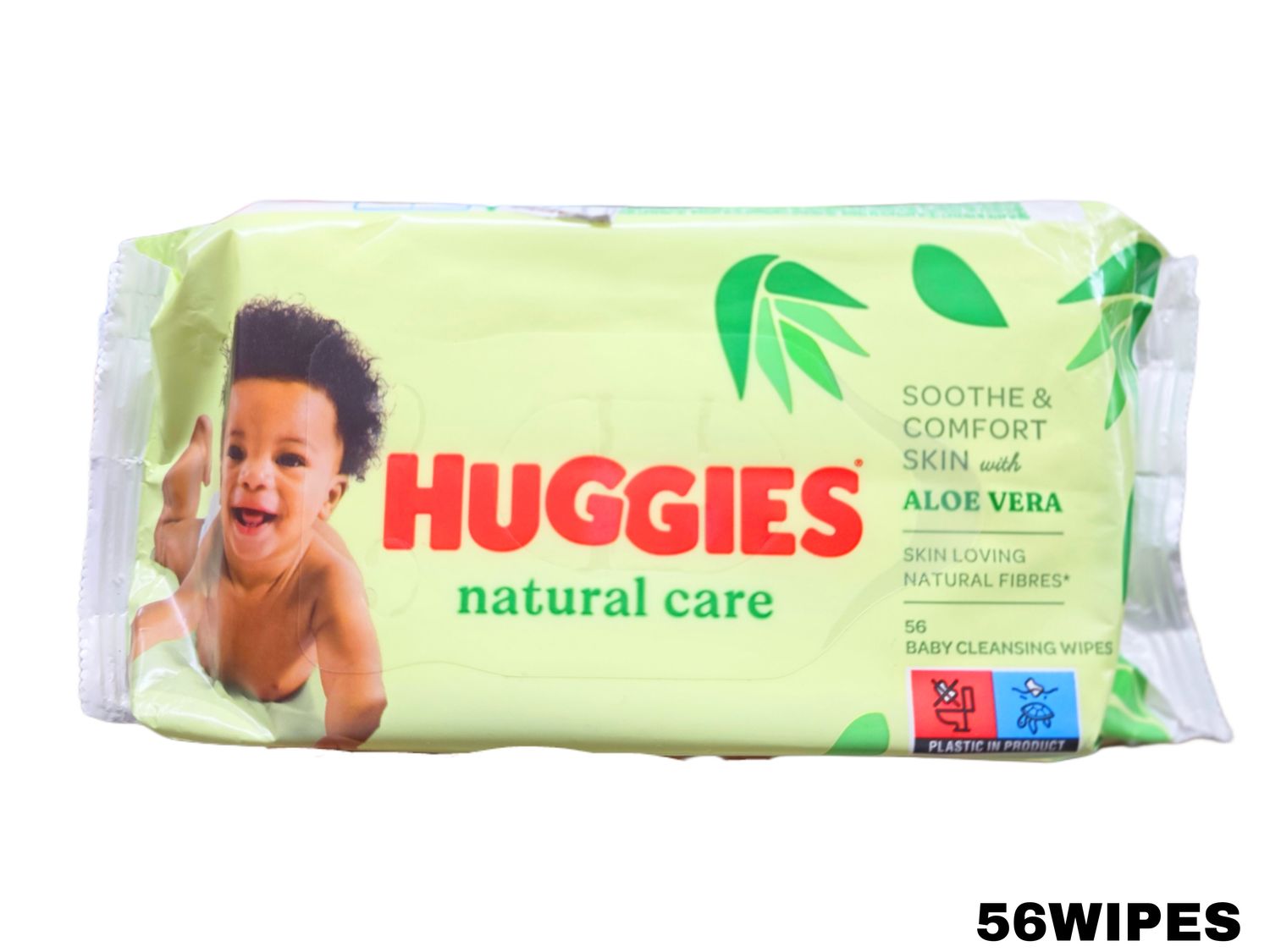 Huggies Natural care - Soothe &amp; comfort Skin With Aloe Vera 56wipes
