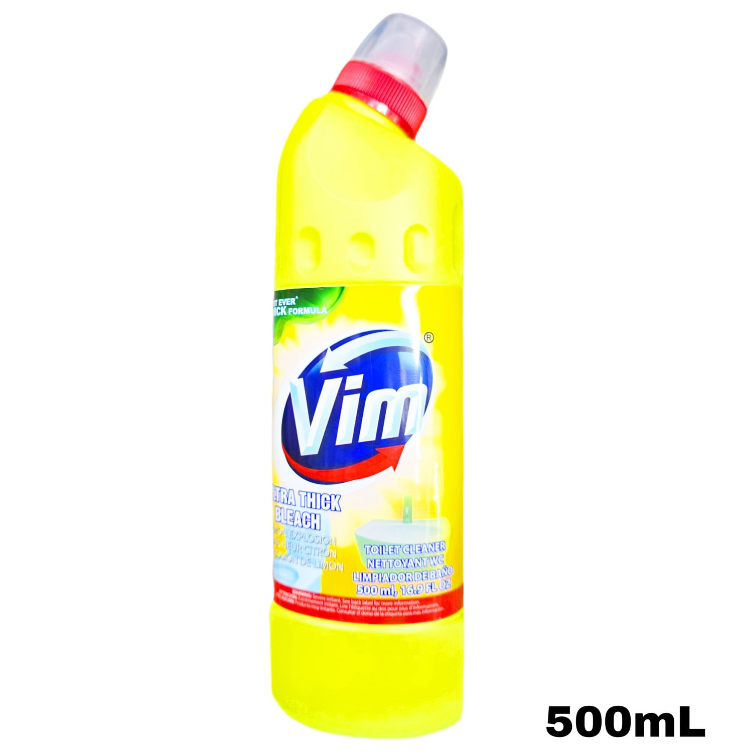 Vim Toilet Bleach Lemon Fragrance 500ml Bottle