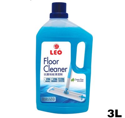 Leo Floor Cleaner Antibacterial - Ocean Pine 3L