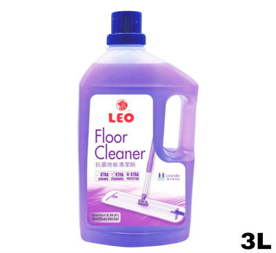 Leo Antibacterial Floor Cleaner - Lavender 3L