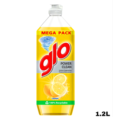 Glo Active Foam Lemon Dishwashing Liquid 1.2L