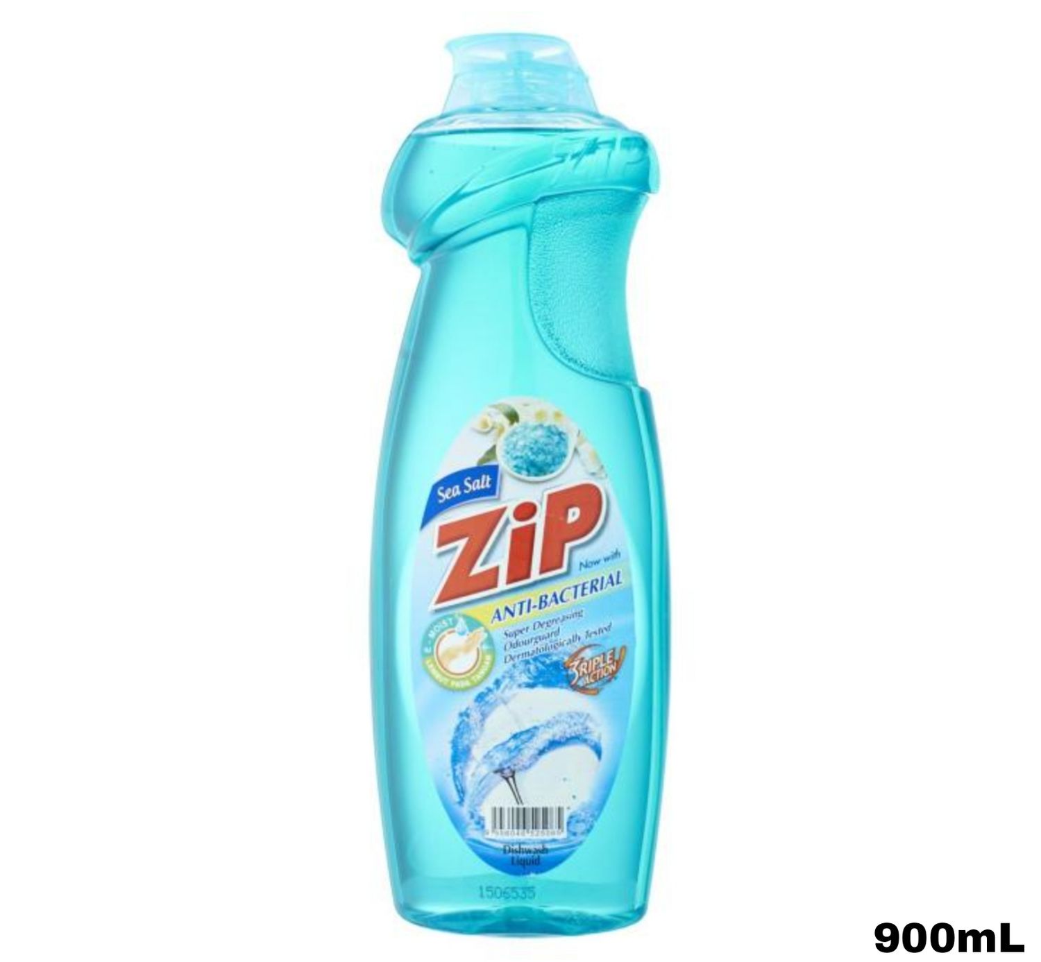 Zip Anti-Bacterial Dishwashing Liquid - Sea Salt 900mL