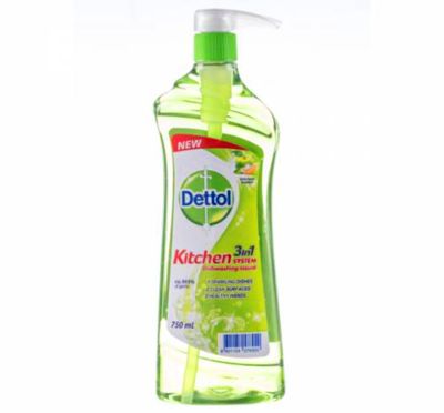DETTOL DISHWASHING LIQUID GREEN APPLE &amp; GRAPEFRUIT 750ML