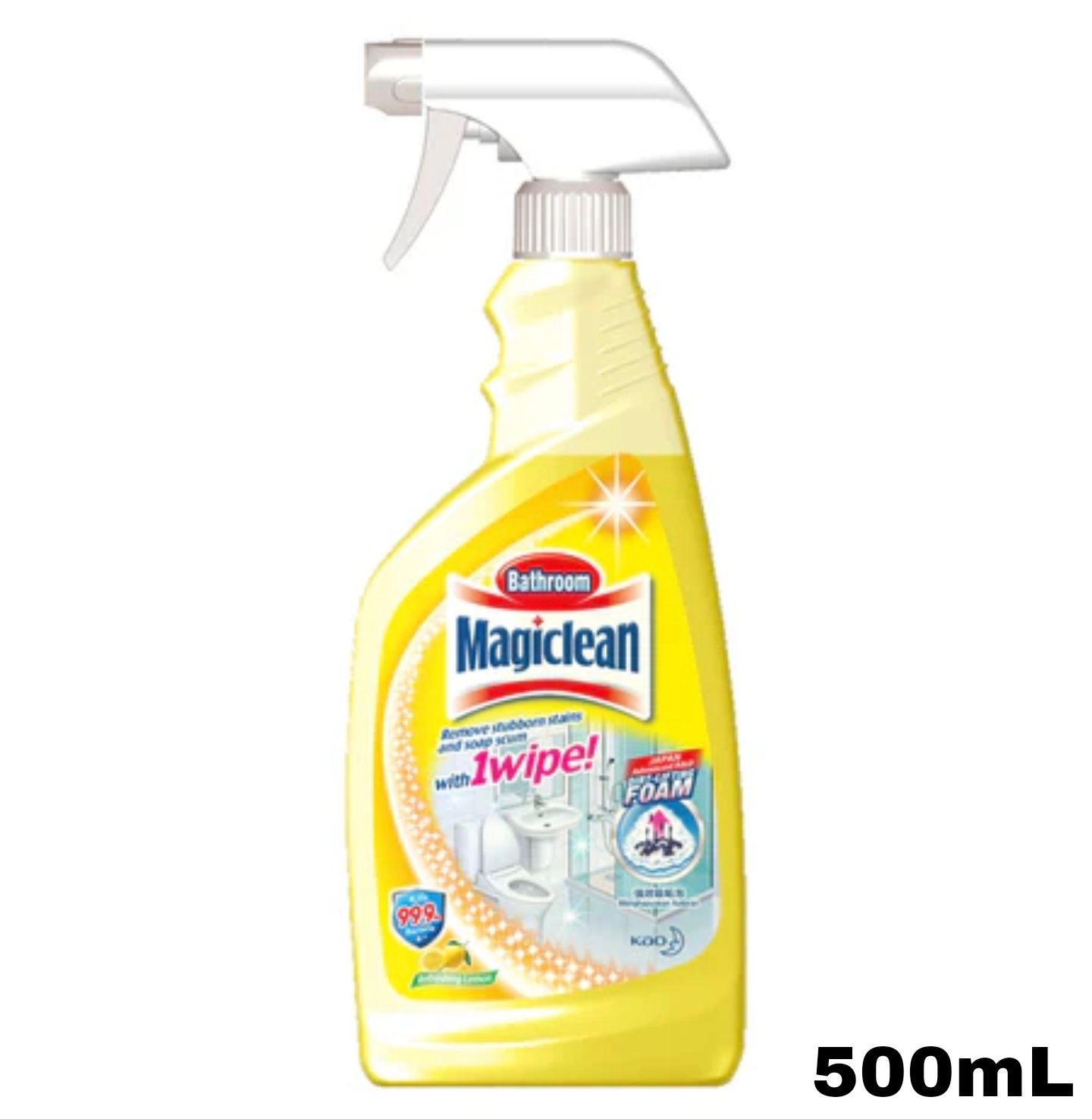 Magiclean Bathroom Cleaner Refreshing Lemon Refill 500ml