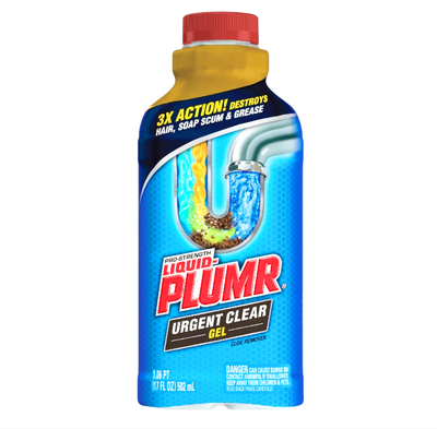 Liquid Plumr Clog Destroyer Plus+ Urgent Clear, 502ml