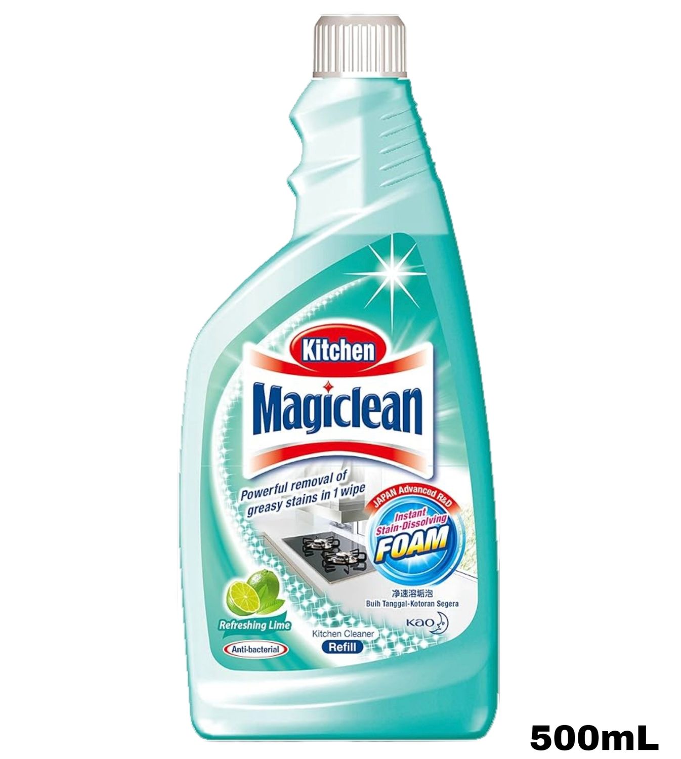 MAGICLEAN Kitchen Cleaner (Refill), Lime, 500ml