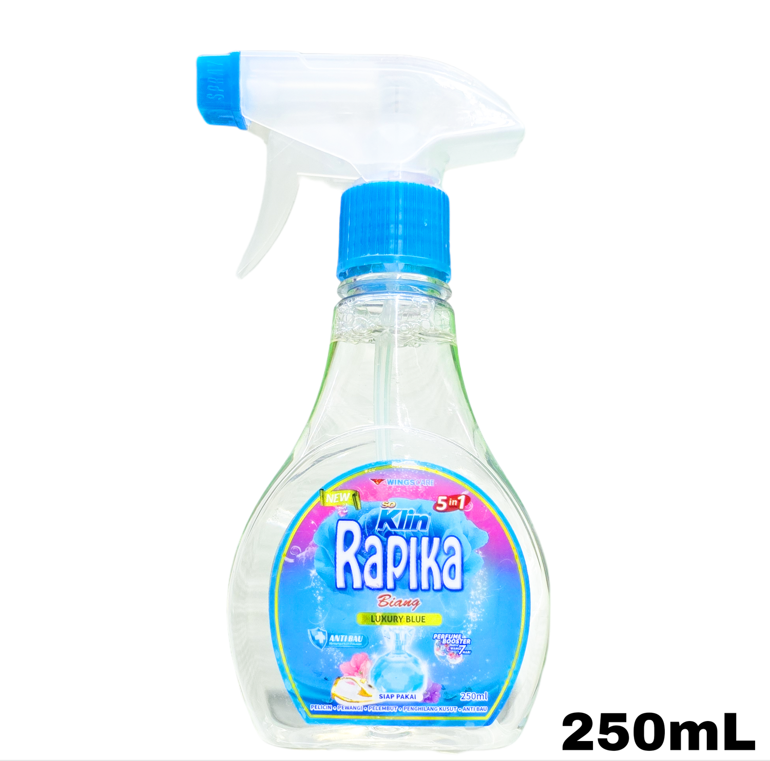 Jual SoKlin Rapika Biang 4 in 1 Cool Blue Ironing 250mL
