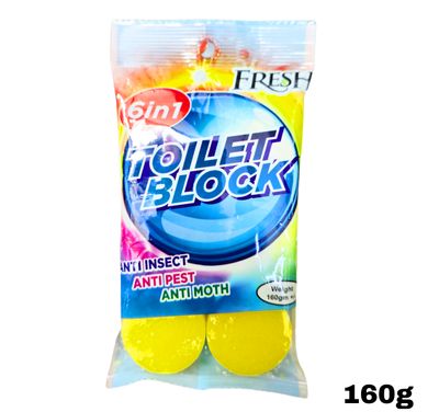 Fresh Toilet Block Anti Insect, Pest, &amp; Moth 6 in 1 Pack