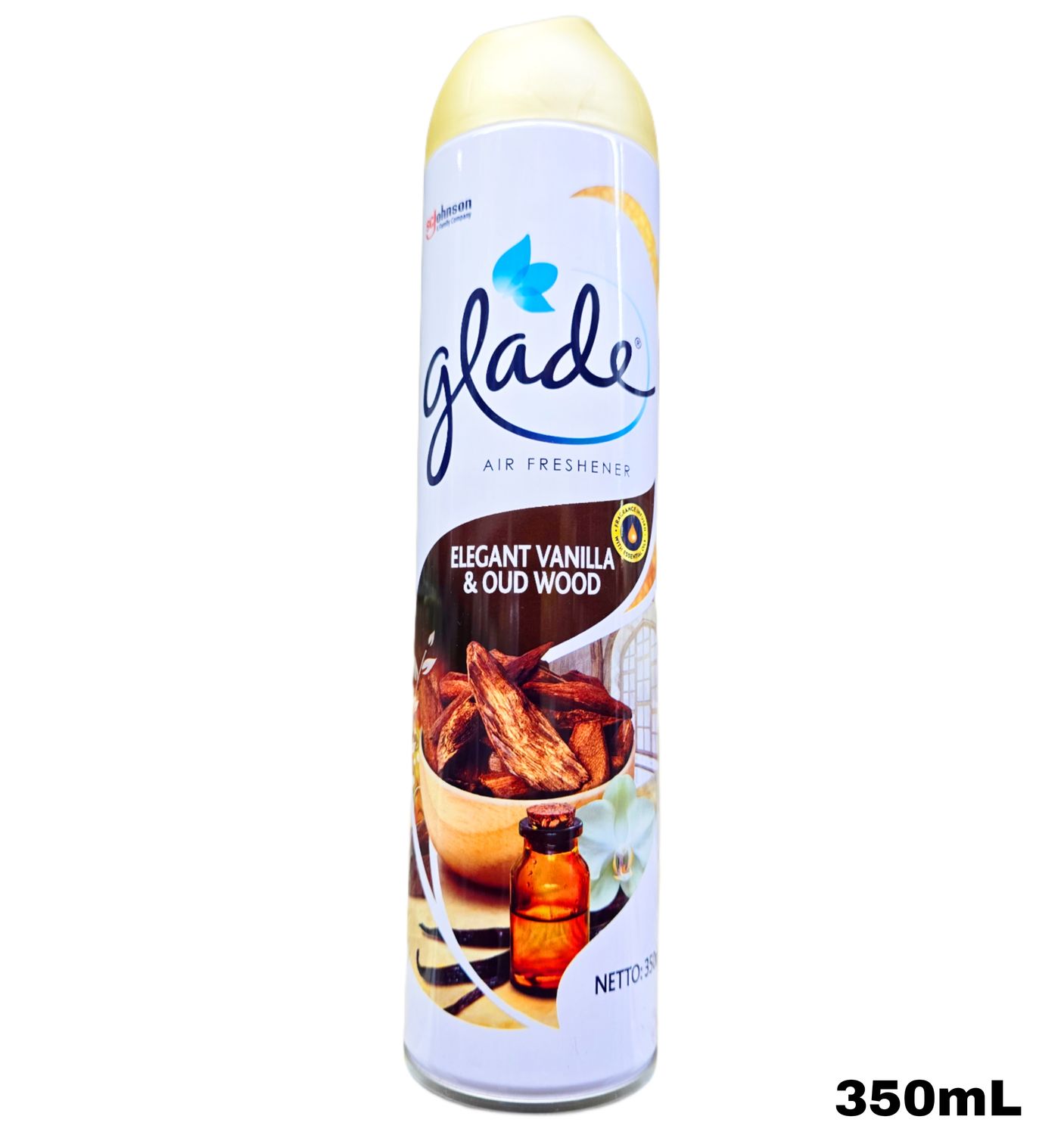 Glade Air Freshener - Elegant Vanilla &amp; Oud wood 350mL