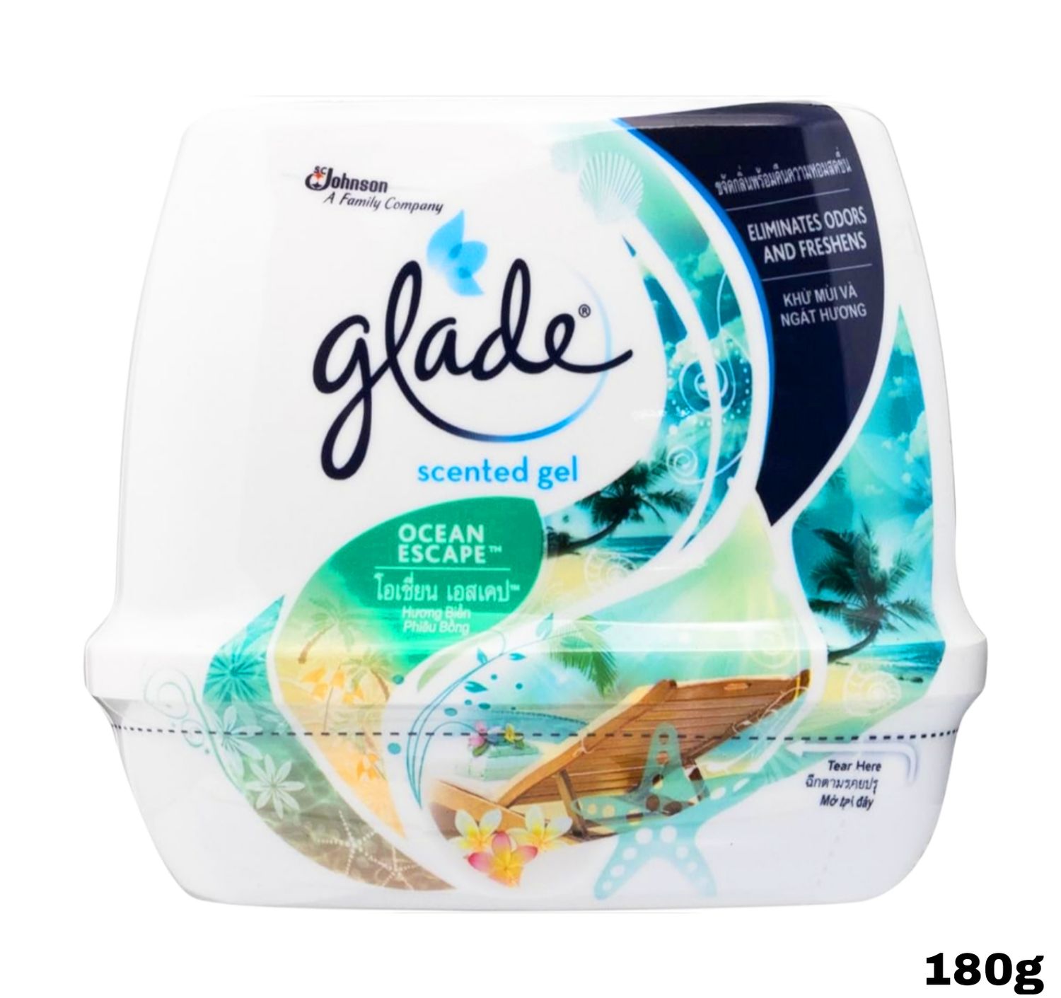 Glade Scented Gel - Ocean Escape 180g