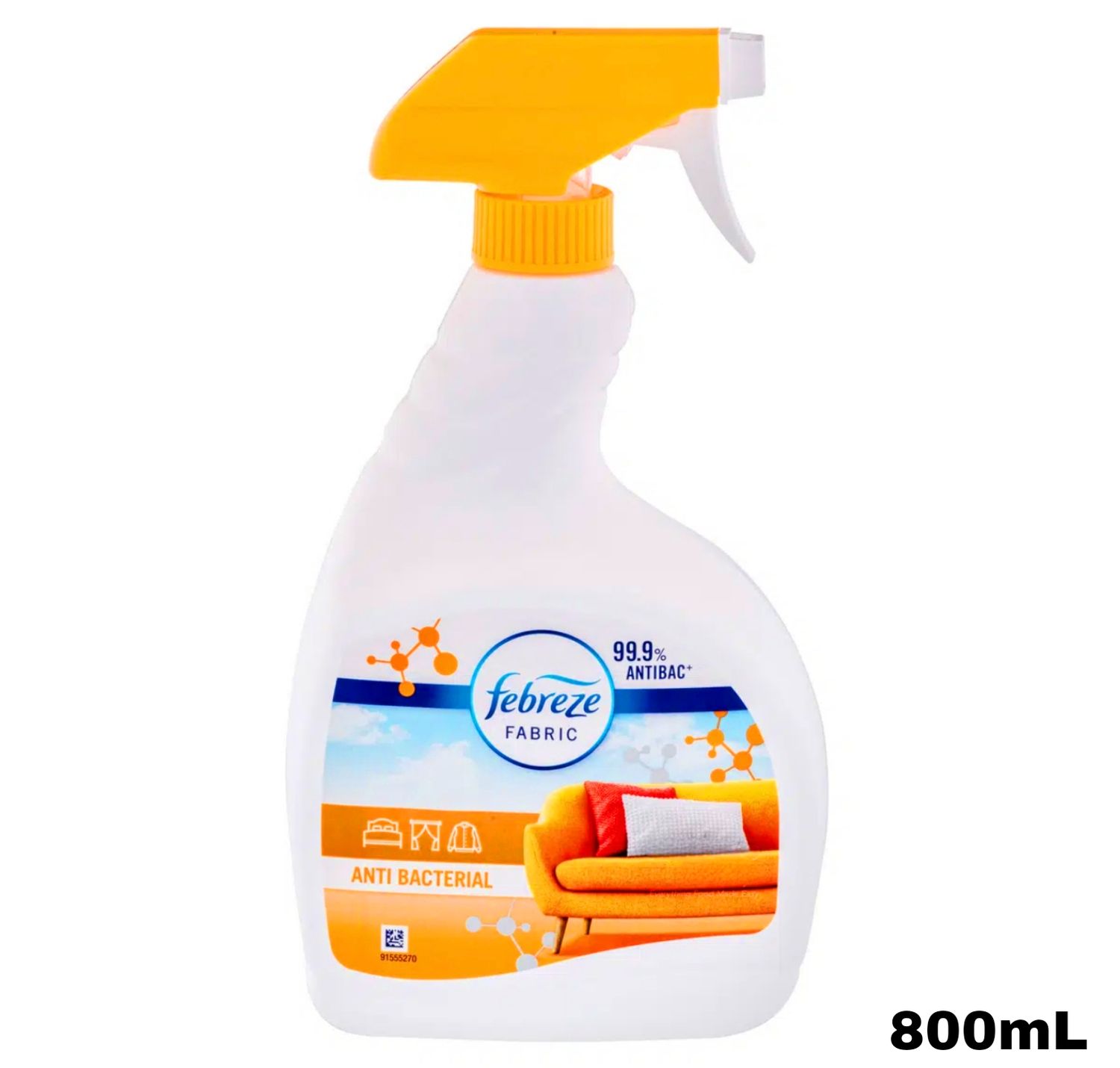 Febreze Fabric Refresher Spray - Antibacterial 800ml