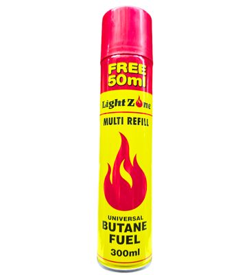Light Zone Multi Refill Universal Butane Fuel 300ml