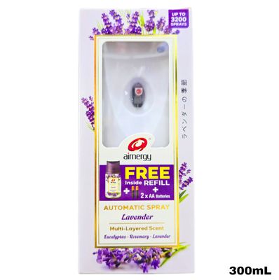 Airnergy Auotomatic Spray - Lavender 300mL