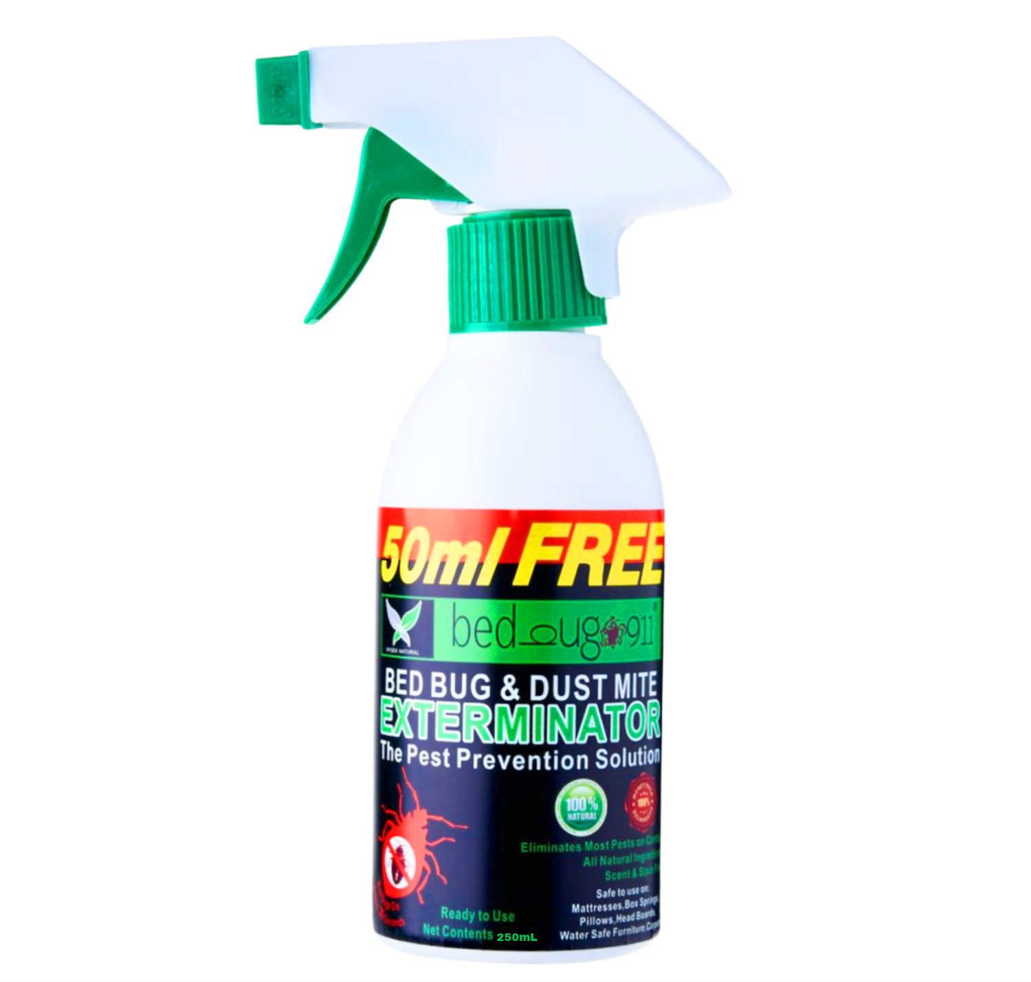 BEDBUG 911 BED BUG &amp; DUST MITE EXTERMINATOR SPRAY 250mL