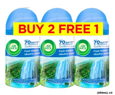Air Wick Freshmatic Auto Spray Refill - Fresh Water 250mL 3x Pack