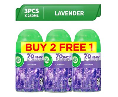 Air Wick Freshmatic Auto Spray Refill - Lavender 250mL 3x Pack