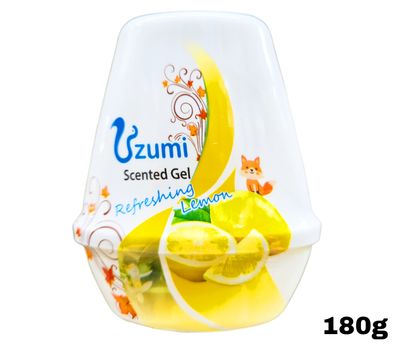 Uzumi Scented Gel Air Freshener - Refreshing Lemon 180g