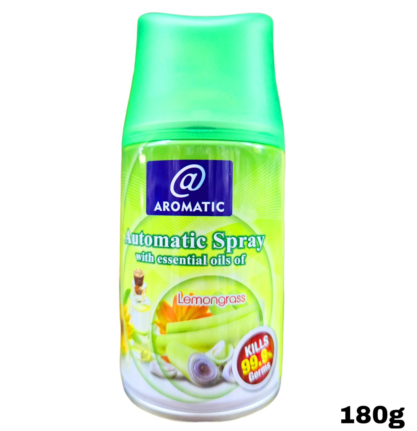 Automatic Spray Refill With Essential Oil Air Freshener -Lemon Grass 180g