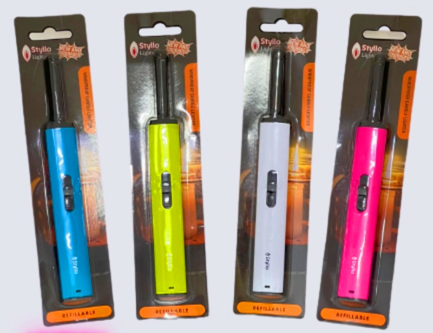 UnihomSG Electronic Refillable Gas Lighter Choose Your Own Color