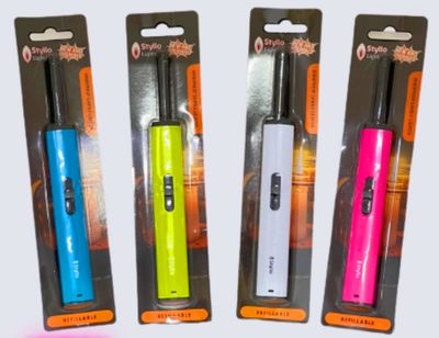 UnihomSG Electronic Refillable Gas Lighter Choose Your Own Color