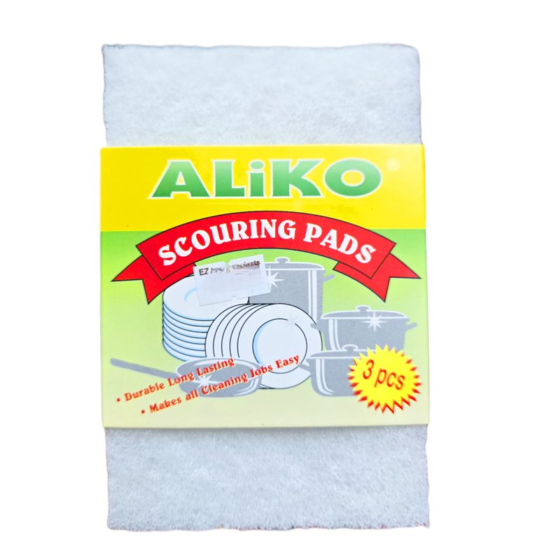 Aliko Scouring White Pads 3x Pack