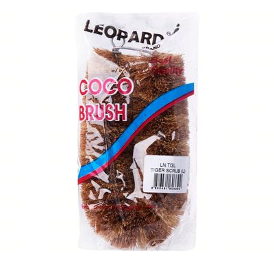 Leopard L1 Tiger Scrub Tawashi Coco Brush
