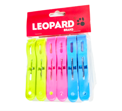 Leopard Pegs 6s Pack