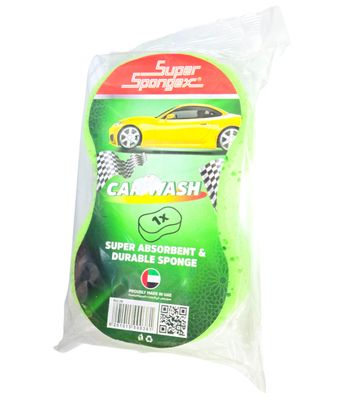 Super Spmgex Car Wash Sponge (Green)