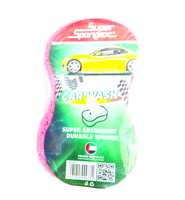 Super Spmgex Car Wash Sponge (Pink)