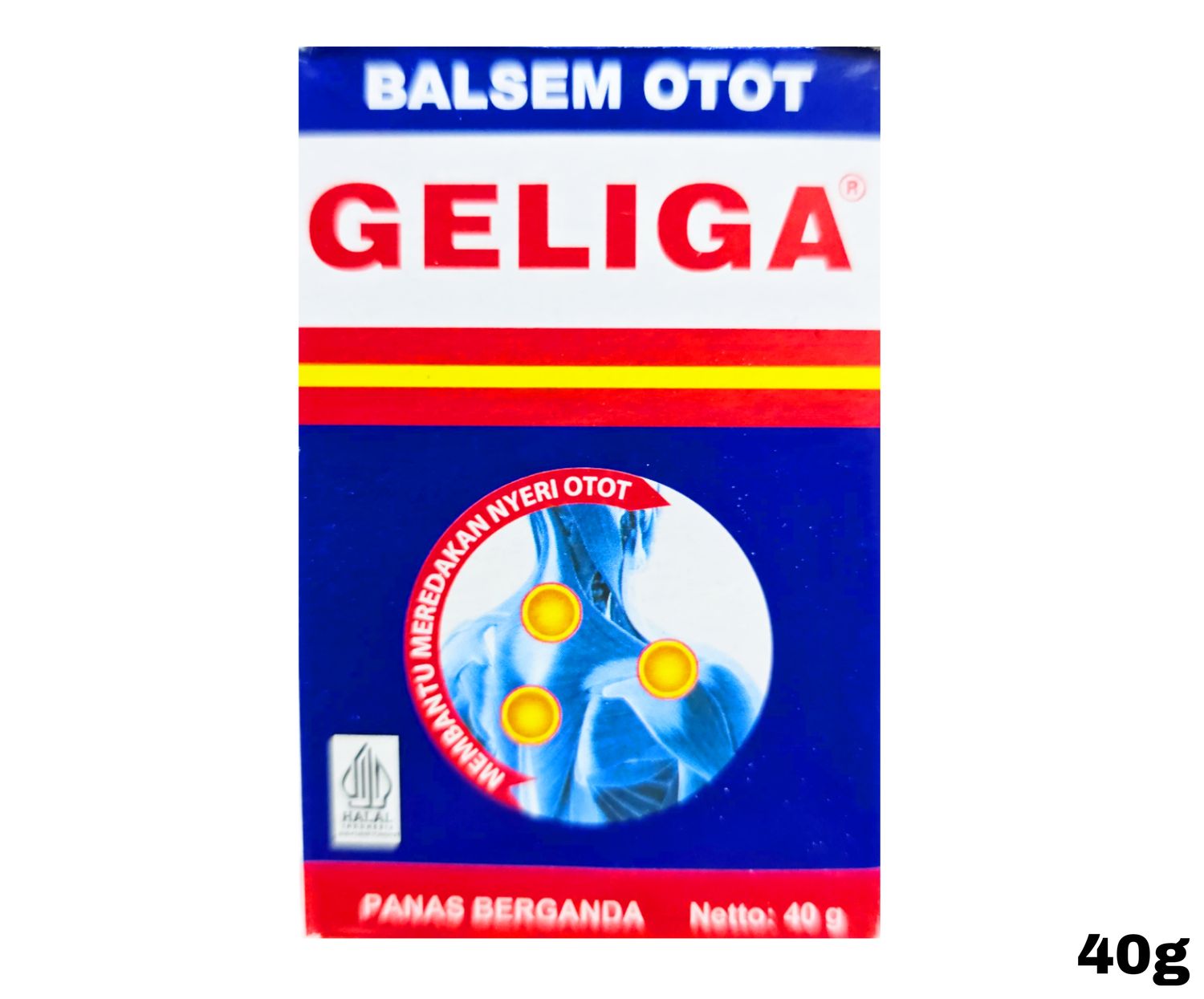 Geliga Muscular Balm Ointment Balsem Otot, 40g