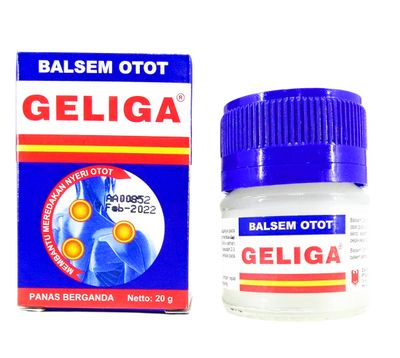 Geliga Muscular Balm Ointment Balsem Otot, 20g