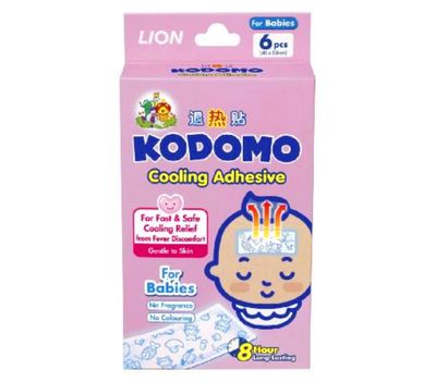 Lion KODOMO Cooling Adhesive 6pcs Pack