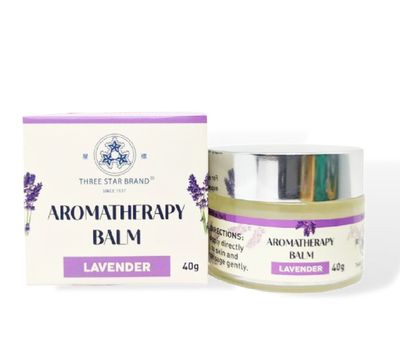 Three Star Brand Aromatherapy Balm - Lavender 40g