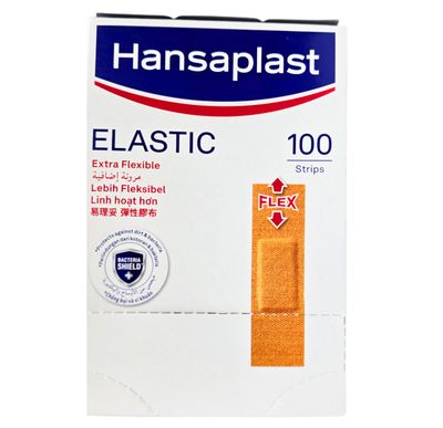 Hansaplast Plasters - Elastic 100 Strips
