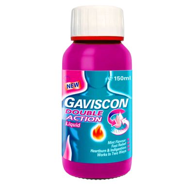 Gaviscon Double Action Liquid - Mint Flavour 150mL