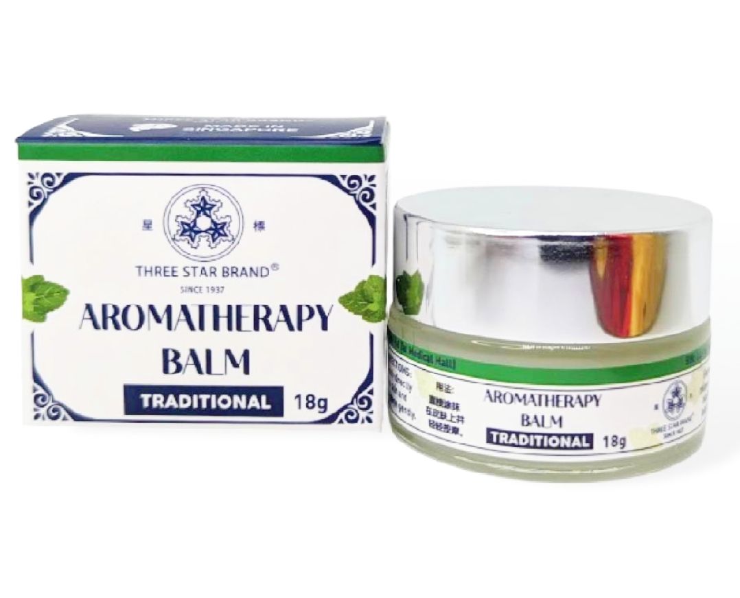 Three Star Brand Aromatherapy Balm - Traditional 18g