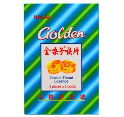 Golden Throat Lozenge 6s Pack