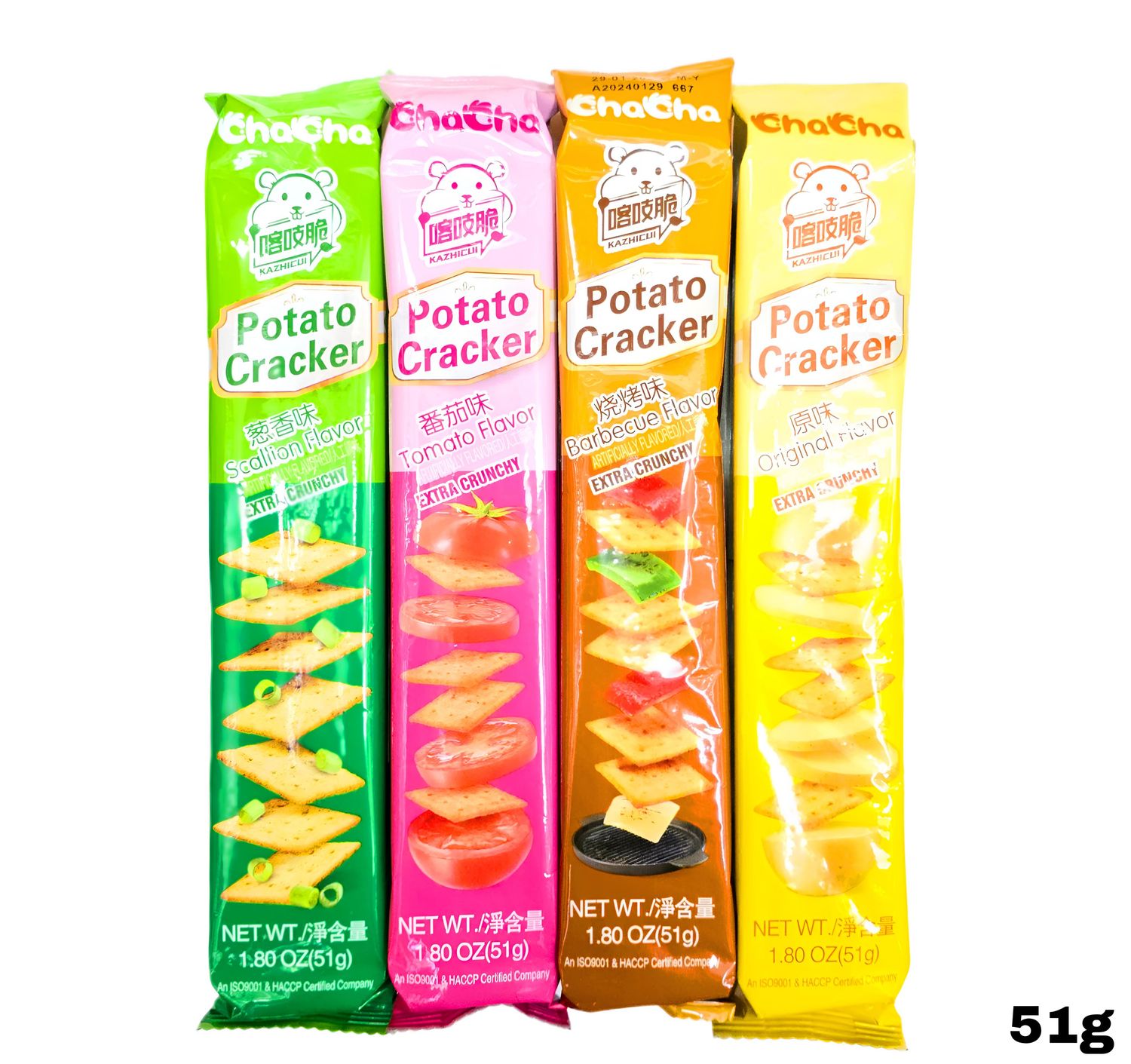 ChaCha Potato Crackers 51g x1 Choose Your Own Flavor