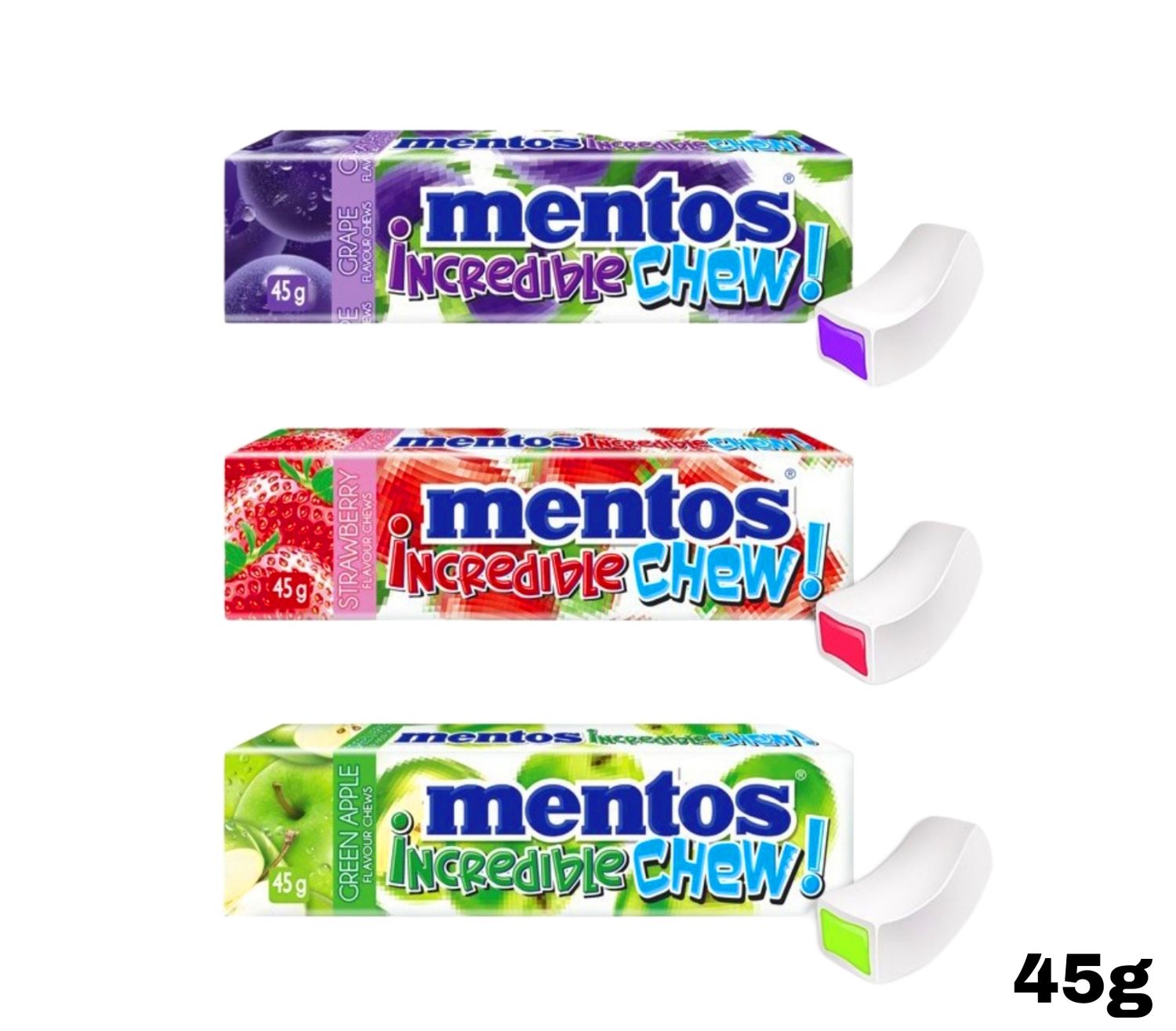 Mentos Incredible Chew 45g x1 Choose Your Own Flavor