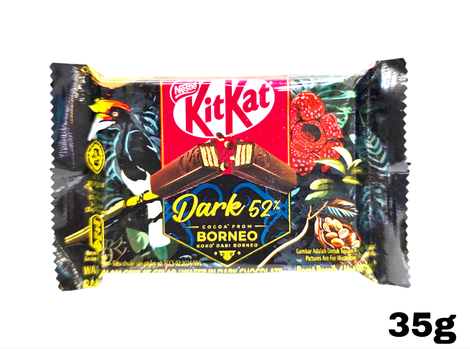 Kitkat 4 Finger Dark Borneo Chocolate 35g