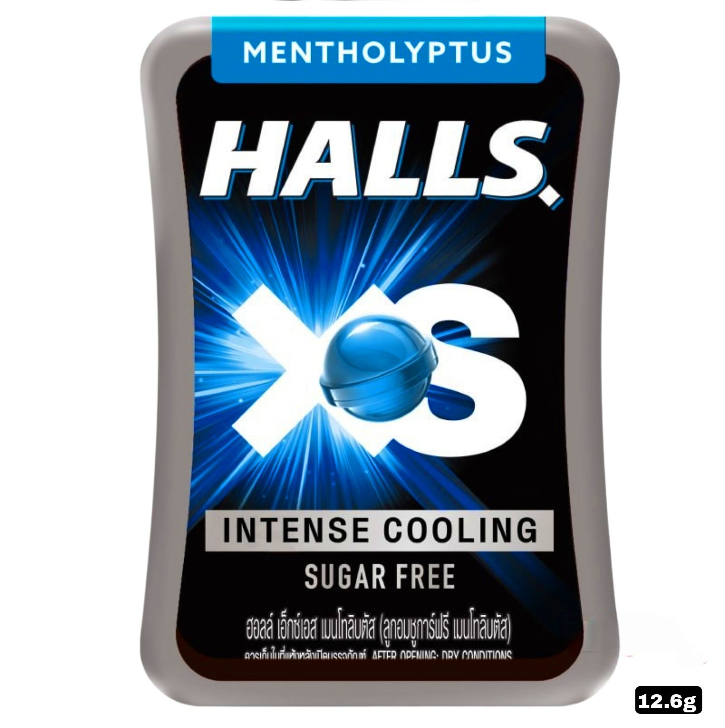 Halls XS Mentho Lyptus Sugar Free Candy 12.6g
