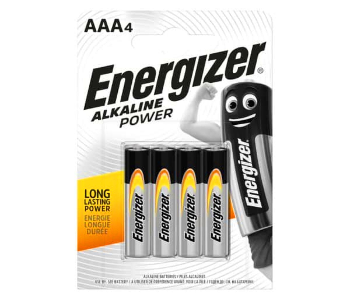 Energizer Alkaline Power AAA4 batteries