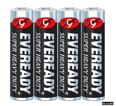 Everyday Heavy Duty AA4 alkaline Batteries