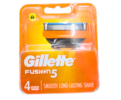 Gillette Fusion 5 Men&#39;s Razor Blade Refills - 4Blades