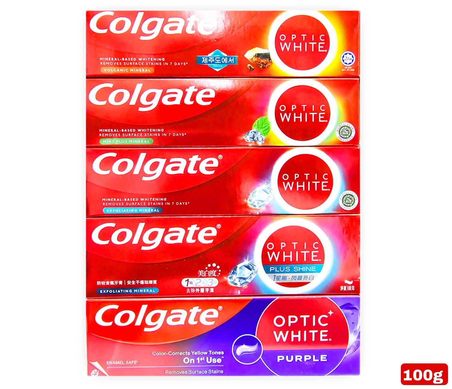 Colgate Optic White 1x100g Choose Your Own Flavor