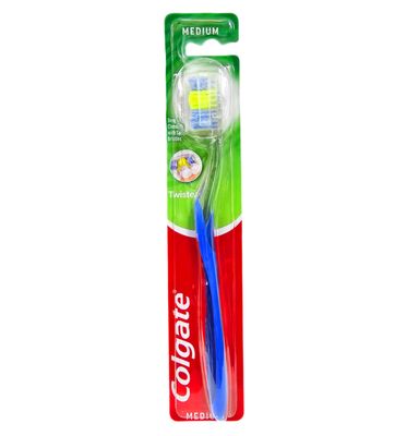 Colgate® Medium Twister Toothbrush 1s